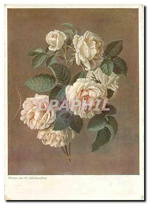 Image du vendeur pour Carte Postale Moderne Meister des 19 Jahrhunderts Weisse Rosen mis en vente par CPAPHIL