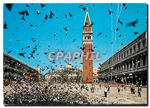 Seller image for Carte Postale Moderne Venezia Place St Marc Volee de pigeons for sale by CPAPHIL