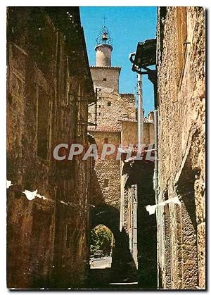 Carte Postale Moderne Paysages de France Castellane Basses Alpes La Tour de l'Horloge vue de la R...