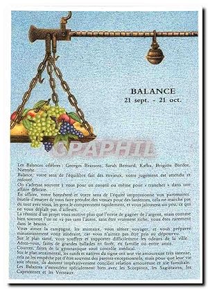 Bild des Verkufers fr Carte Postale Moderne Balance zum Verkauf von CPAPHIL