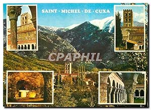 Seller image for Carte Postale Moderne Le Roussillon roman aux environs de Prades L'Abbaye Saint Michel de Cuxa Remarquable edifice rom for sale by CPAPHIL