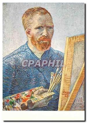 Imagen del vendedor de Carte Postale Moderne Vincent Van Gogh Portrait de l'Artiste au Chevalet a la venta por CPAPHIL