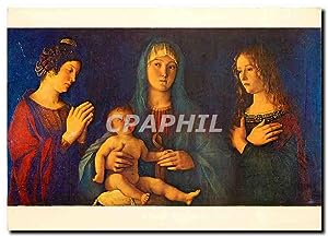 Seller image for Carte Postale Moderne Giovanni Bellini Madonna col Bambino e due Sante for sale by CPAPHIL