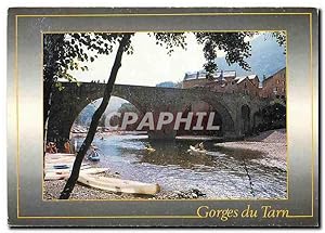 Bild des Verkufers fr Carte Postale Moderne Gorges du Tarn Lozere Ste Enimie Cite medievale zum Verkauf von CPAPHIL