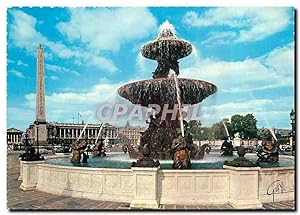 Image du vendeur pour Carte Postale Moderne Paris et ses Merveilles Jeu d'eau d'une fontaine de la place de la Concorde mis en vente par CPAPHIL