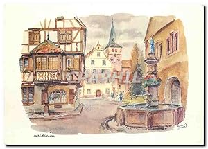 Image du vendeur pour Carte Postale Moderne Turkheim Aquarelle G Meyer Cave Vincole mis en vente par CPAPHIL