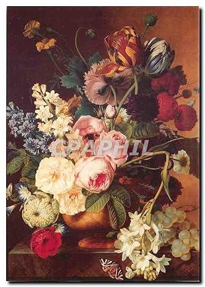 Image du vendeur pour Carte Postale Moderne Orleans Musee des Beaux Arts Christian Van Pol Vase de fleurs sur une console en marbre mis en vente par CPAPHIL