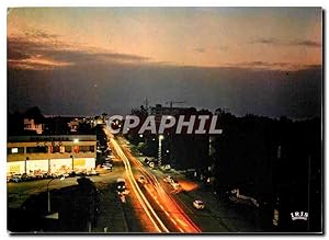 Carte Postale Moderne Congo Pointe Noire vue de nuit