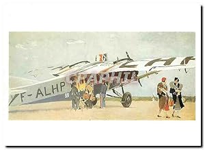 Carte Postale Moderne Arrivee d'Amsterdam Avion Aviation