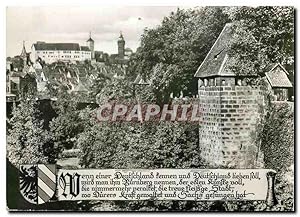 Imagen del vendedor de Carte Postale Moderne Nurnberg View from the Spittler Gate on the Citadel a la venta por CPAPHIL