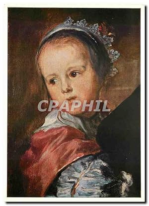 Bild des Verkufers fr Carte Postale Moderne Anthonis van Dyck 1599 1641 Die Gemahlin des Bildhasiers Colyn de Nole zum Verkauf von CPAPHIL