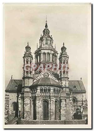 Imagen del vendedor de Carte Postale Moderne Der Dom Zu Mainz Aussenansicht des Westbaues a la venta por CPAPHIL