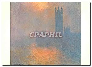 Seller image for Carte Postale Moderne Claude Monet 1840 1926 Londres le Parlement trouee de Soleil dans le Brouillard for sale by CPAPHIL