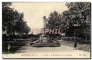 Imagen del vendedor de Montreuil-Bellay - CDA - Le Mail et le Monument de Toussenel a la venta por CPAPHIL