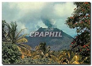 Carte Postale Moderne Guadeloupe (1976) Eruption de la Soufriere