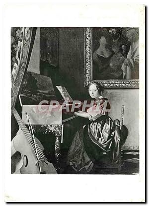 Seller image for Carte Postale Moderne Vermeer ady Seated at the Virginals National Gallery London for sale by CPAPHIL