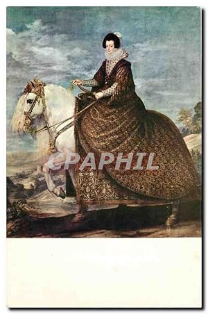 Bild des Verkufers fr Carte Postale Moderne Museo del Prado velazquez La Reine Isabelle de France zum Verkauf von CPAPHIL