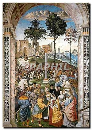 Immagine del venditore per Carte Postale Moderne Siena Cathdrale Enea Silvio Piccolimi Frederix III et Eleonore d'Aragon venduto da CPAPHIL