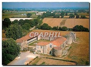 Carte Postale Moderne Abbaye Notre Dame de la Grainetiere Les Herbiers (Vendee) vue générale aéri...