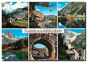 Carte Postale Moderne Souvenir de la Vallée d'Aoste
