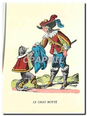 Image du vendeur pour Carte Postale Moderne Le Chat Botte Dessin de Charles Pinot mis en vente par CPAPHIL