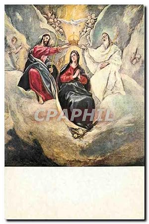 Image du vendeur pour Carte Postale Moderne Museo del Prado Greco La Couronnement de la Vierge mis en vente par CPAPHIL