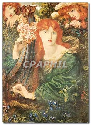 Immagine del venditore per Carte Postale Moderne La Ghirlandata Guildhall Art Gallery City of London Dante Gabriel Rossetti 1828 1882 venduto da CPAPHIL