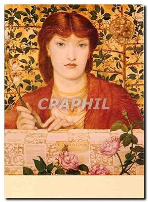 Immagine del venditore per Carte Postale Moderne Dante Gabriel Rossetti 1828 1882 Regina Cordium Glasglow Art Gallery venduto da CPAPHIL