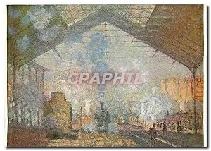 Seller image for Carte Postale Moderne Claude Monet 1840 1926 La Gare Saint Lazare for sale by CPAPHIL
