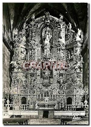 Bild des Verkufers fr Carte Postale Moderne En Roussillon Pyr Or Prades Eglise St Pierre M H Retable du Maitre Autel de Suner zum Verkauf von CPAPHIL