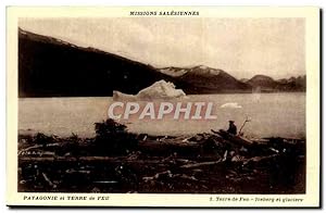 Bild des Verkufers fr Patagonie et Terre de Feu -CPA- Iceberg et glaciers - Missions Salsiennes zum Verkauf von CPAPHIL