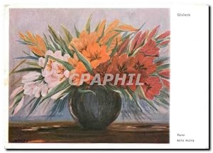 Carte Postale Moderne Fleurs Glaieuls