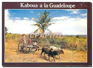 Carte Postale Moderne Guadeloupe Kaboua charette de Guadeloupe