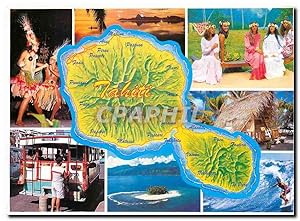 Carte Postale Moderne L'île de Tahiti