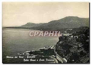 Carte Postale Moderne Riviera dei fiori Grimaldi Balzi Rossi e Costa Francese