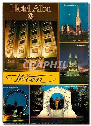 Seller image for Carte Postale Moderne Htel Alba Wien for sale by CPAPHIL