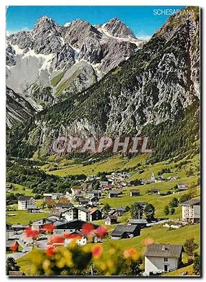 Bild des Verkufers fr Carte Postale Moderne Ferienort Brand gegen die Schesaplana Vorarlberg Osterreich zum Verkauf von CPAPHIL