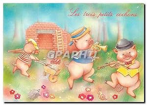 Image du vendeur pour Carte Postale Moderne Les Trois Petits Cochons mis en vente par CPAPHIL