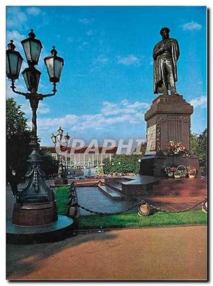 Image du vendeur pour Carte Postale Moderne Moscow The Monument to Pushkin mis en vente par CPAPHIL