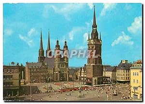 Carte Postale Ancienne Halle Saale Marktplatz