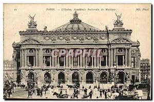 Image du vendeur pour Paris- L'Opera Acadmie Nationale de Musique- Carte Postale Ancienne mis en vente par CPAPHIL