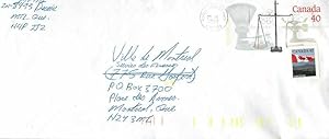Image du vendeur pour Entier Postal Postal Stationary Canada Balance Justice Flamme Jeux Olympiques mis en vente par CPAPHIL