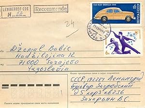 Bild des Verkufers fr Russie Russia Entier Postal Stationary Automobile Patins a Glace zum Verkauf von CPAPHIL