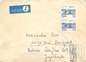 Seller image for Lettre Cover Pologne Polska Bateaux for sale by CPAPHIL