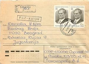 Seller image for Russie Russia Lettre Cover Tito Yougaslavie for sale by CPAPHIL