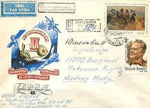 Seller image for Russie Russia Lettre Cover Espace Cosmos for sale by CPAPHIL