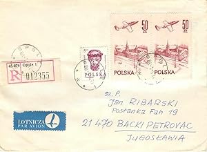 Seller image for Pologne Avion Aviation Lettre Cover for sale by CPAPHIL