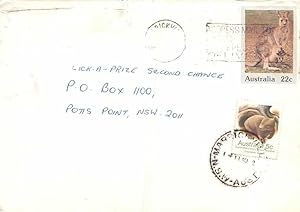 Bild des Verkufers fr Postal stationary Australia 198? Kangaroo zum Verkauf von CPAPHIL