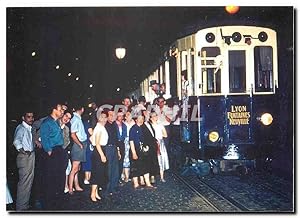 Image du vendeur pour Carte Postale Moderne Le Train Bleu Lyon Fontaines Neuville mis en vente par CPAPHIL