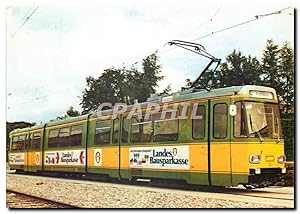 Carte Postale Moderne Strasenbahn Karlsruhe